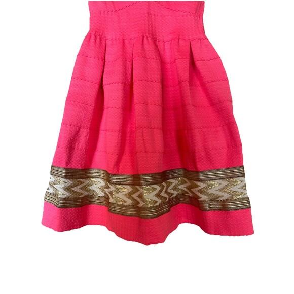 Day & Night Neon Pink Ballerina Stretch Band Dress, Knee Length,‎ Slimming, SZ S - Picture 4 of 7